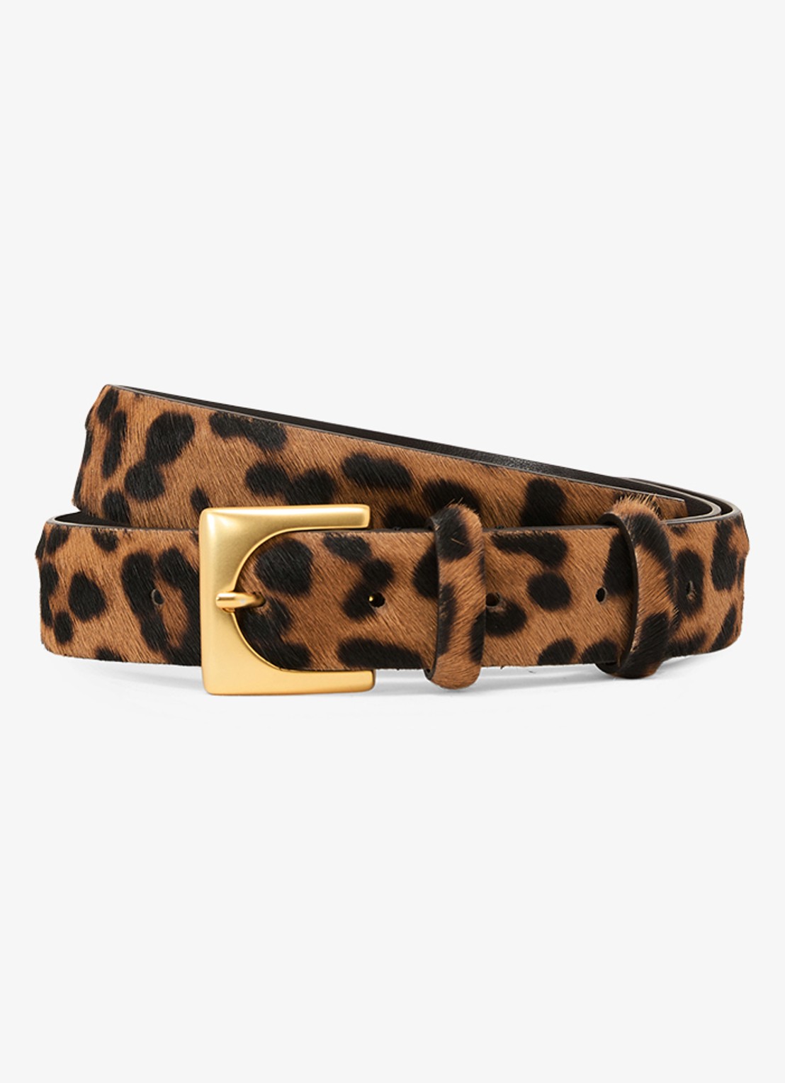 Reiss Riem met panterprint - voorkant lichtbruin