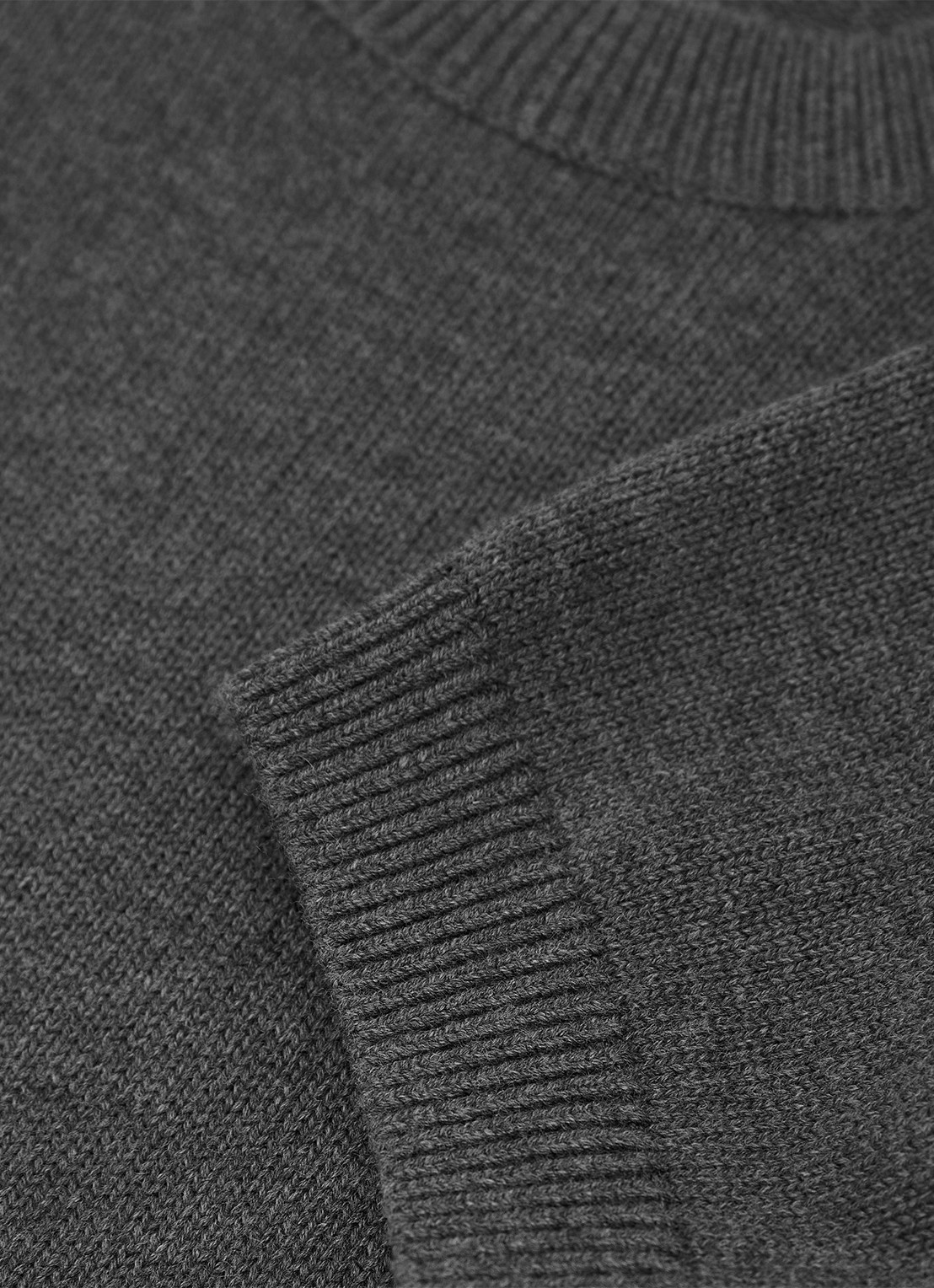 Reiss Rita fijngebreide trui met stretch - detail 6 grijs