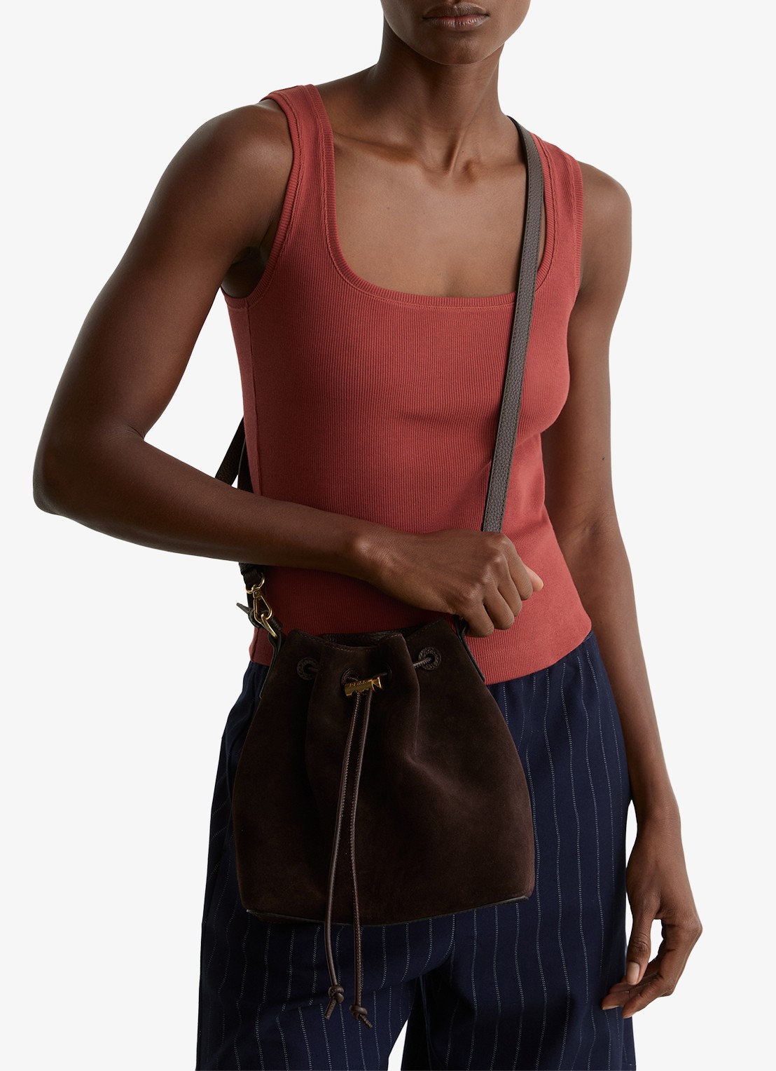 Reiss Riva tanktop met stretch - detail 6 rood