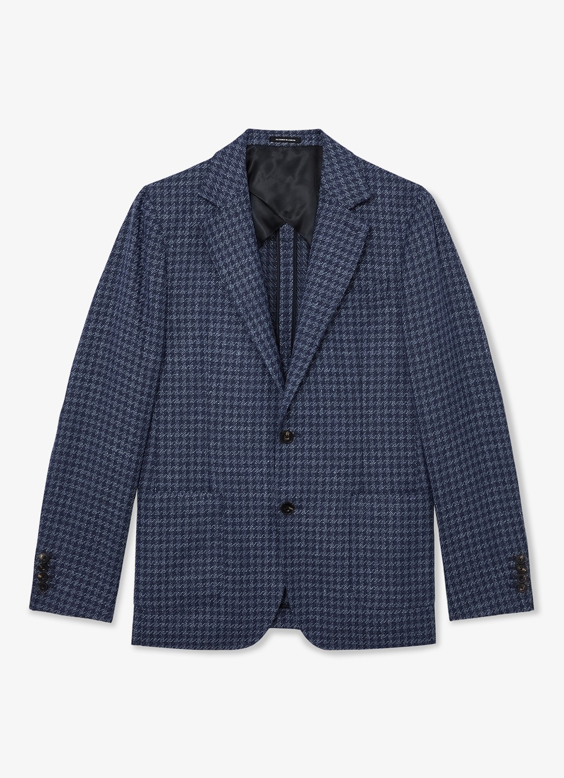 Reiss Romana regular fit colbert in wolblend - voorkant navy / blauw