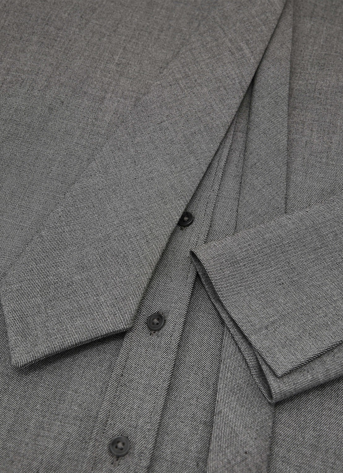 Reiss Rosaria blouse met afneembare stropdas - detail 7 donkergrijs