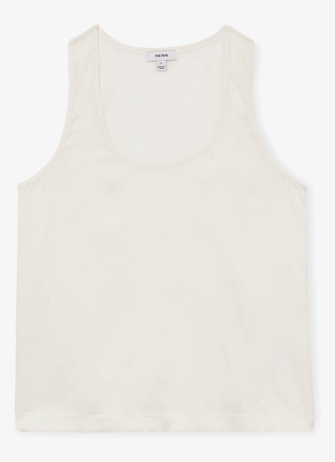 Reiss Ruby top van zijde - voorkant 2 wit