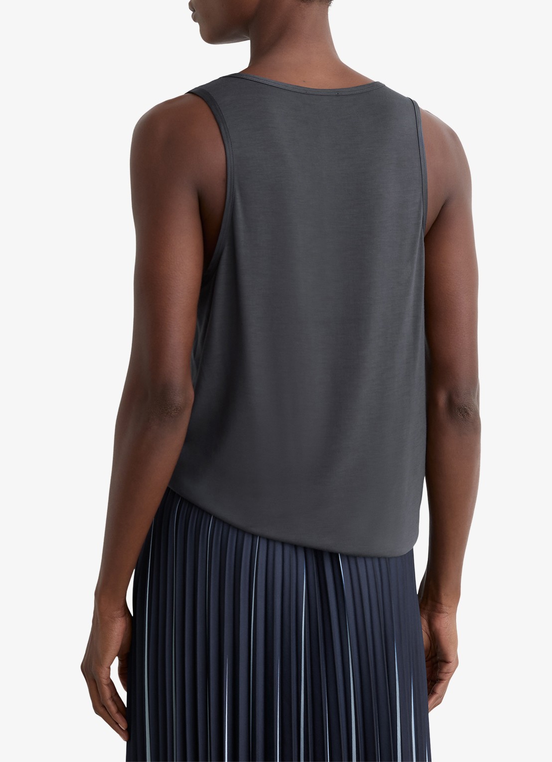 Reiss Ruby top van zijde - achterkant 4 blauw
