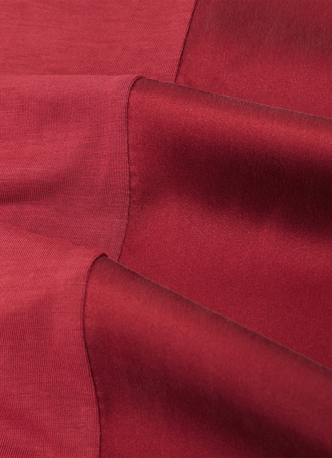 Reiss Ruby top van zijde - detail 5 rood