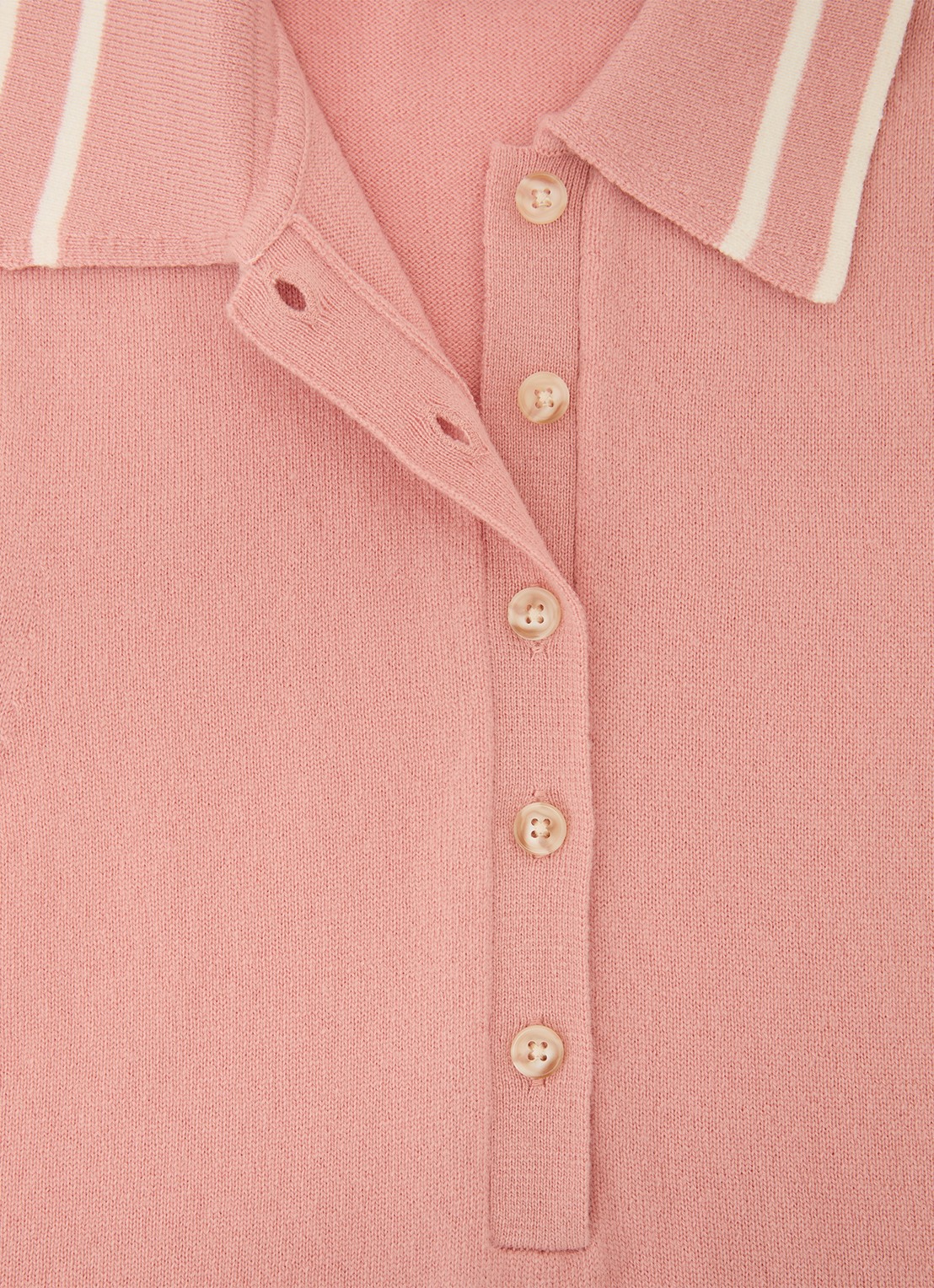 Reiss Saskia fijngebreide mouwloze top in kasjmierblend  - detail 4 roze