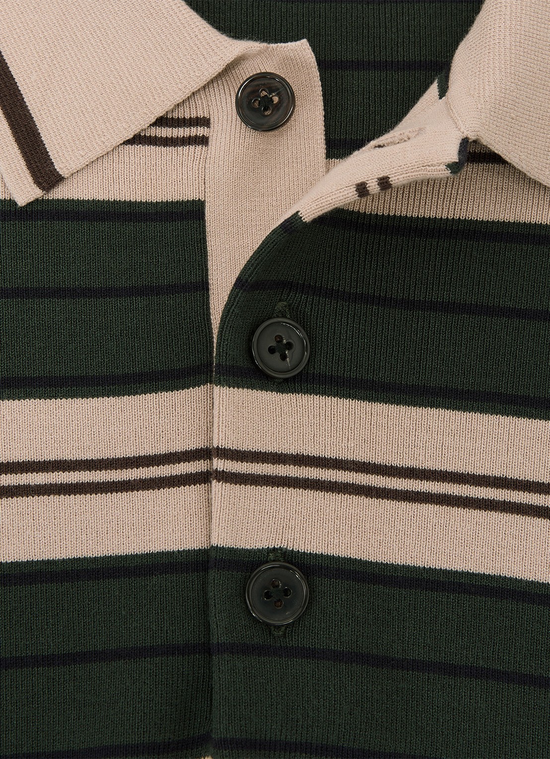 Reiss Scrum fijngebreide trui met streepprint  - detail 6 groen