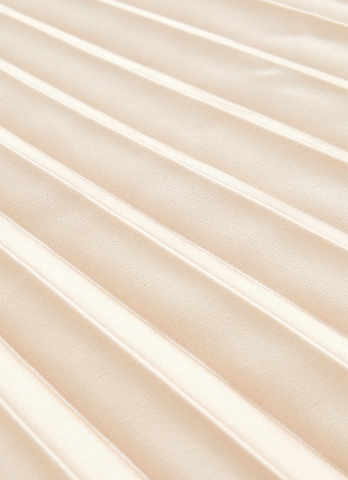 Reiss Seren midi rok met plissé - detail 3 beige