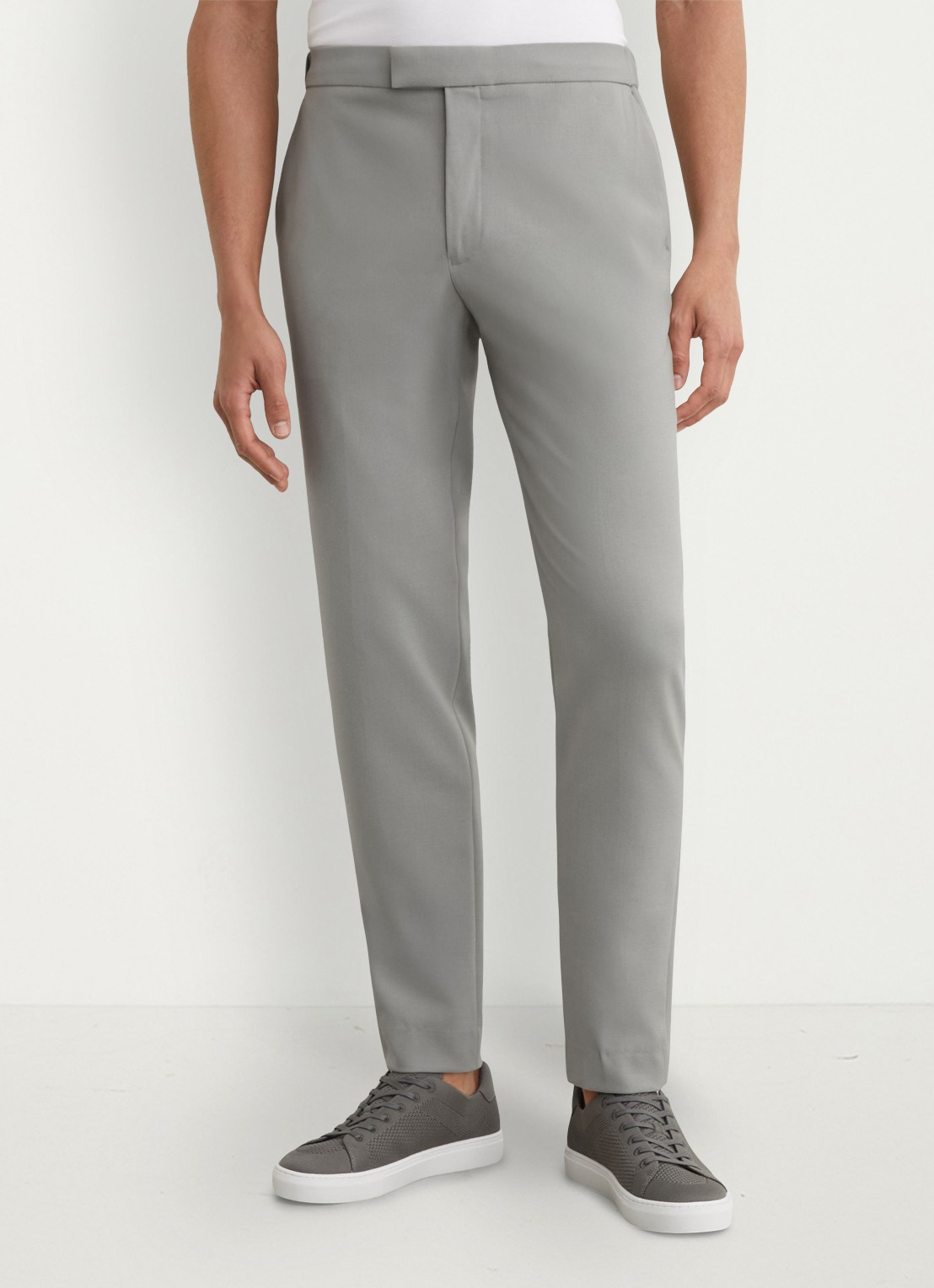 Reiss Slim fit pantalon met steekzakken - detail 4 grijs