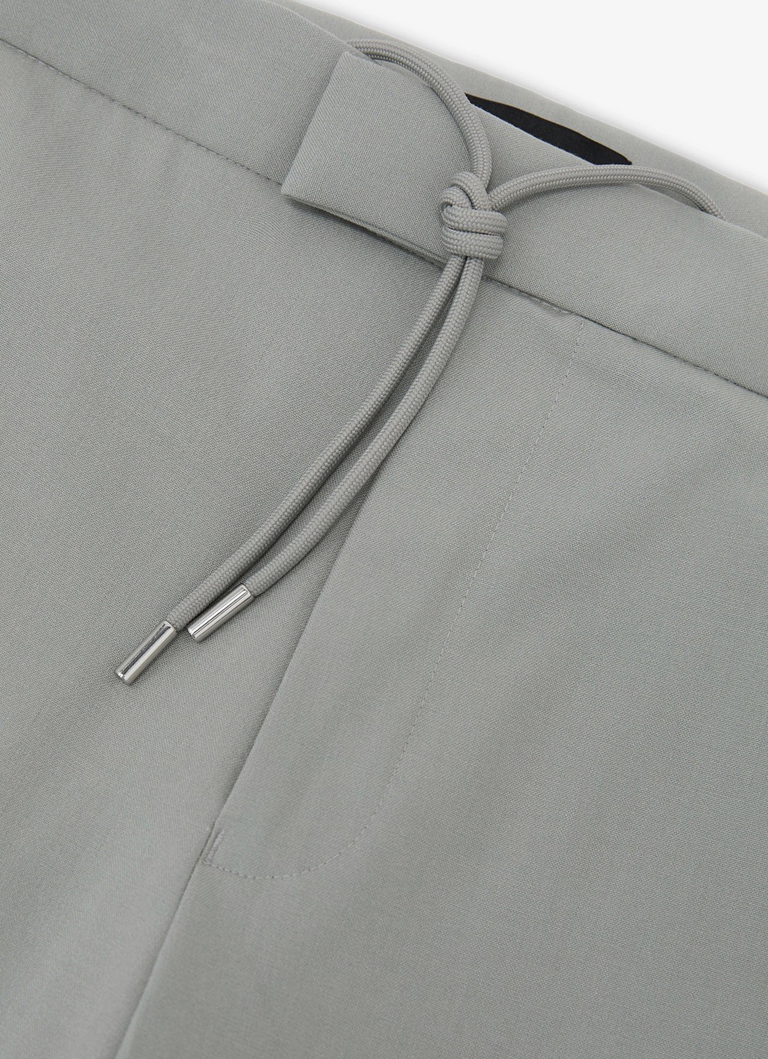 Reiss Slim fit pantalon met steekzakken - detail 7 grijs