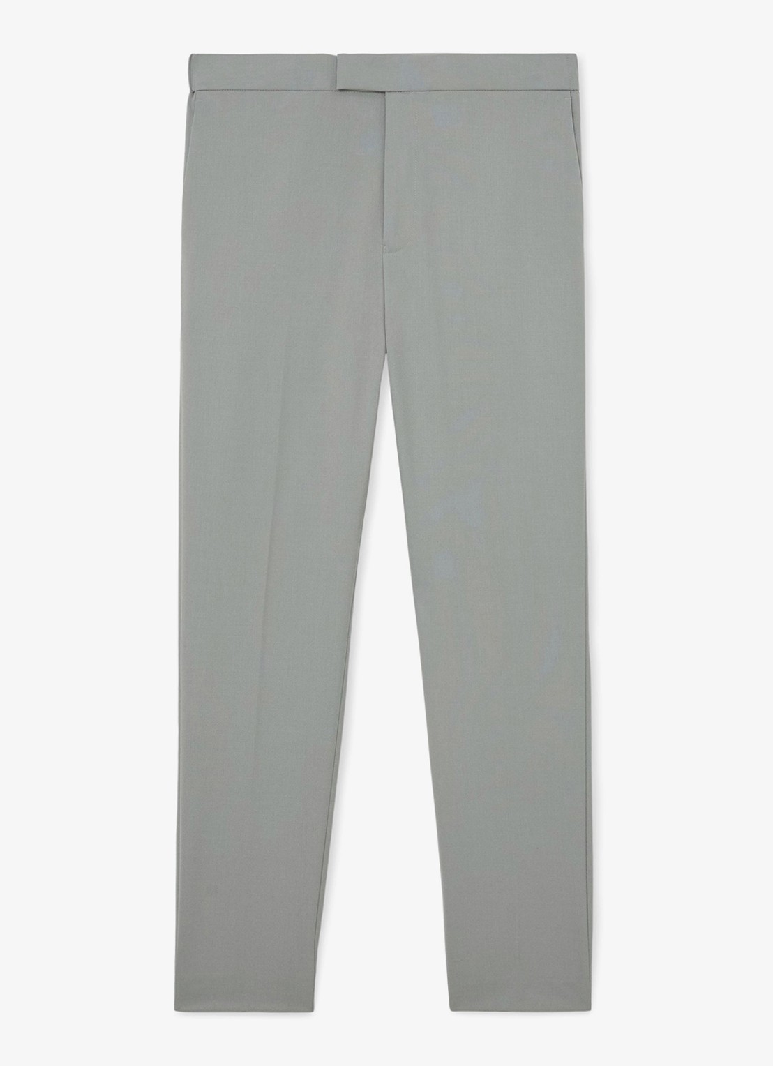 Reiss Slim fit pantalon met steekzakken - voorkant 2 grijs