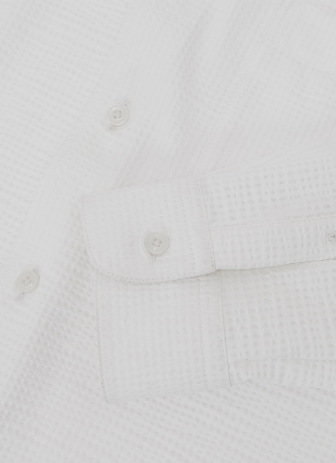 Reiss Solarko regular fit overhemd met structuur - detail 6 white / wit