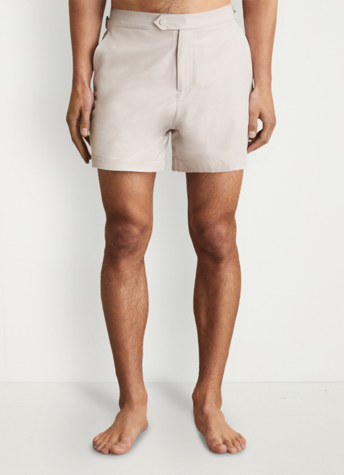 Reiss SUN Side-Adjuster Swim Shorts - detail 3 gebroken wit