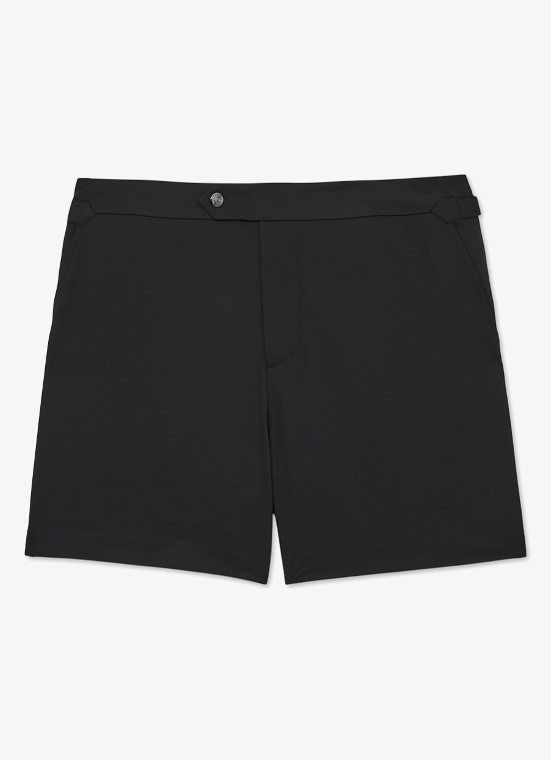 Reiss SUN Side-Adjuster Swim Shorts - voorkant zwart