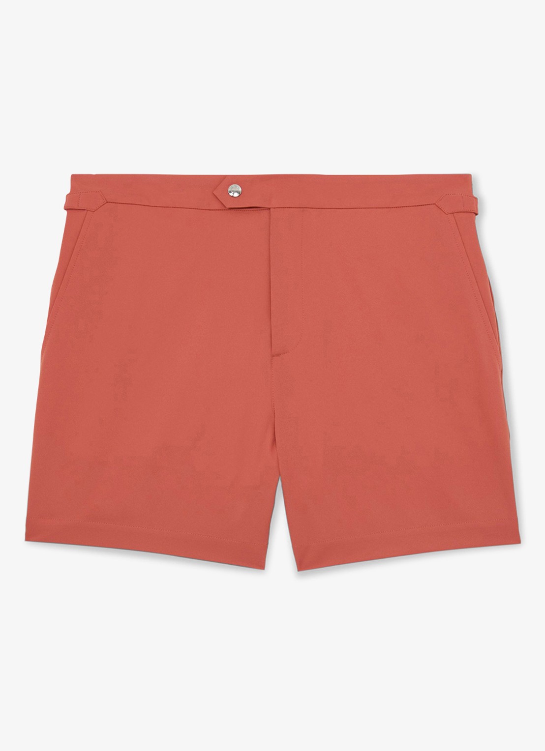 Reiss Sun zwemshort met steekzakken - voorkant 2 orange
