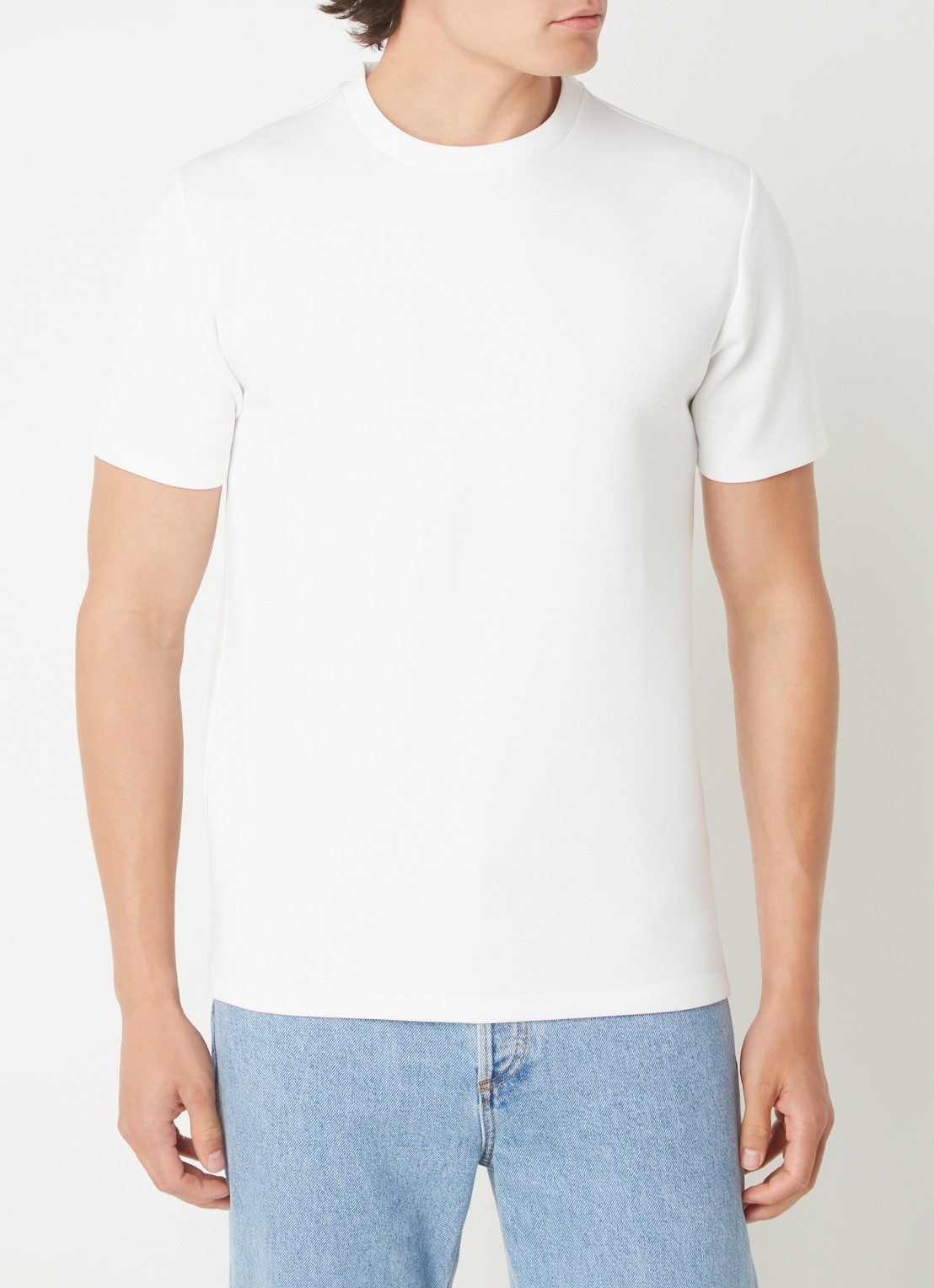 Reiss T-shirt van scuba - detail 4 white / wit