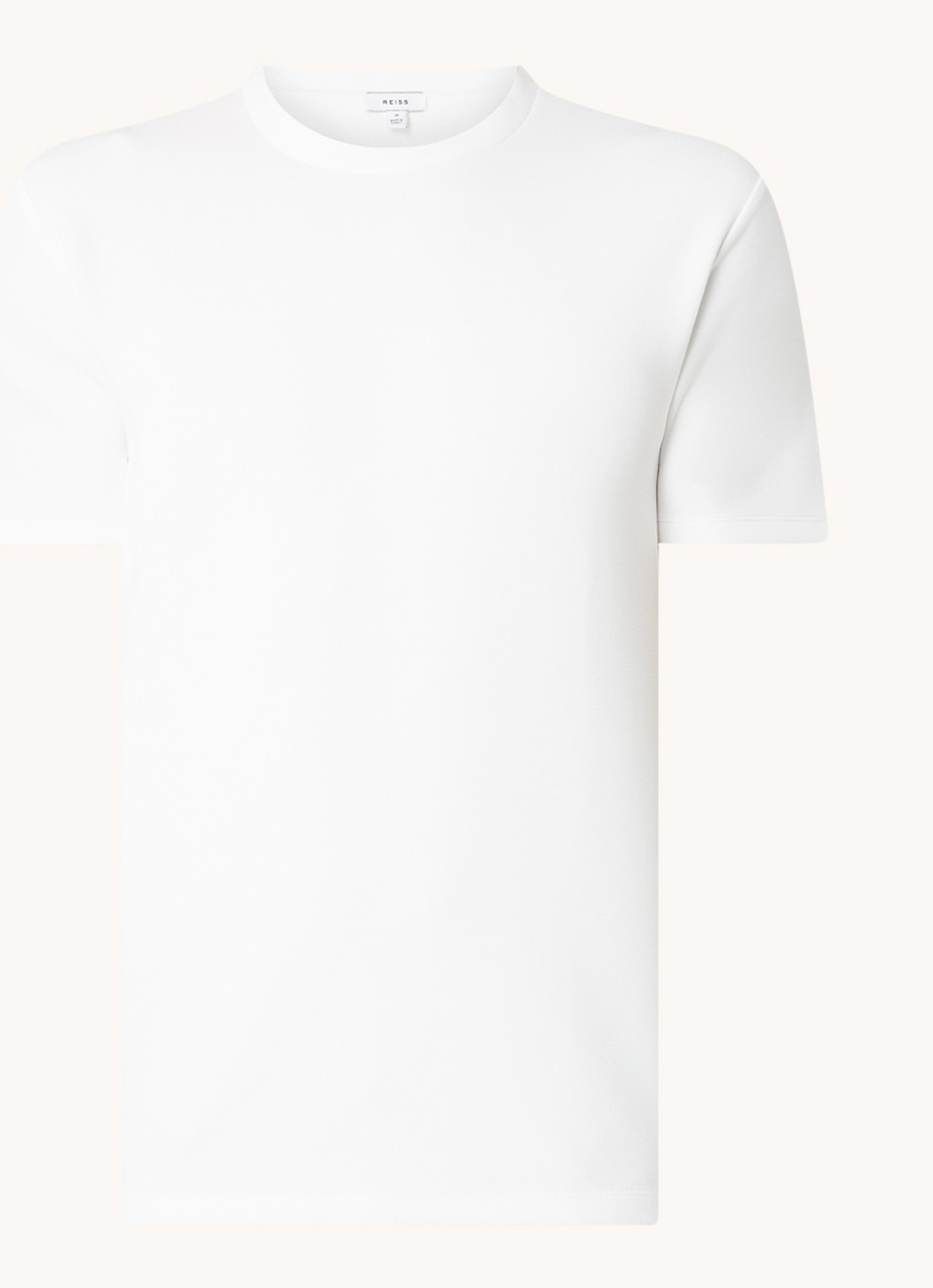 Reiss T-shirt van scuba - voorkant 2 white / wit