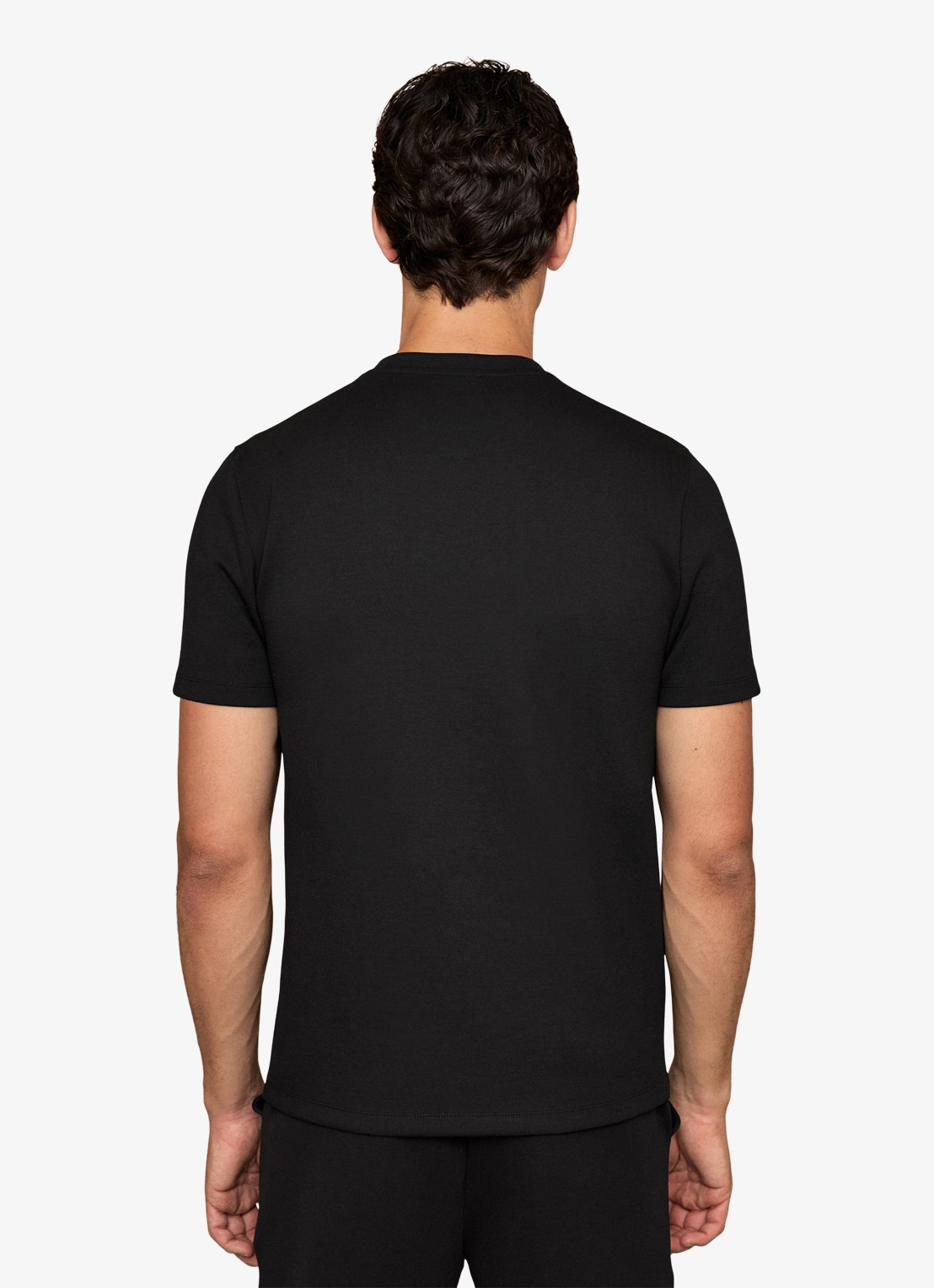 Reiss T-shirt van scuba - achterkant 6 black / zwart