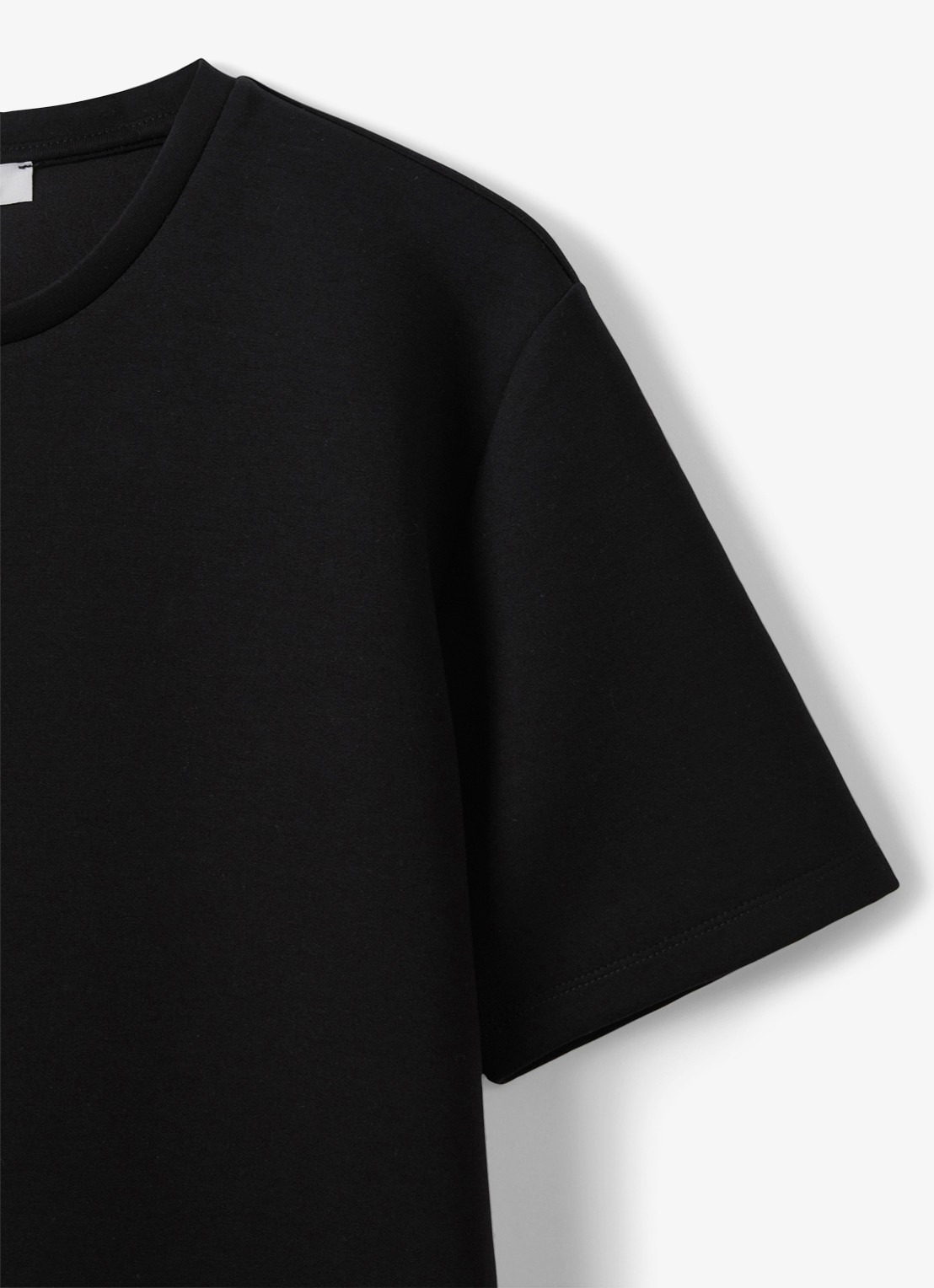 Reiss T-shirt van scuba - detail 4 black / zwart