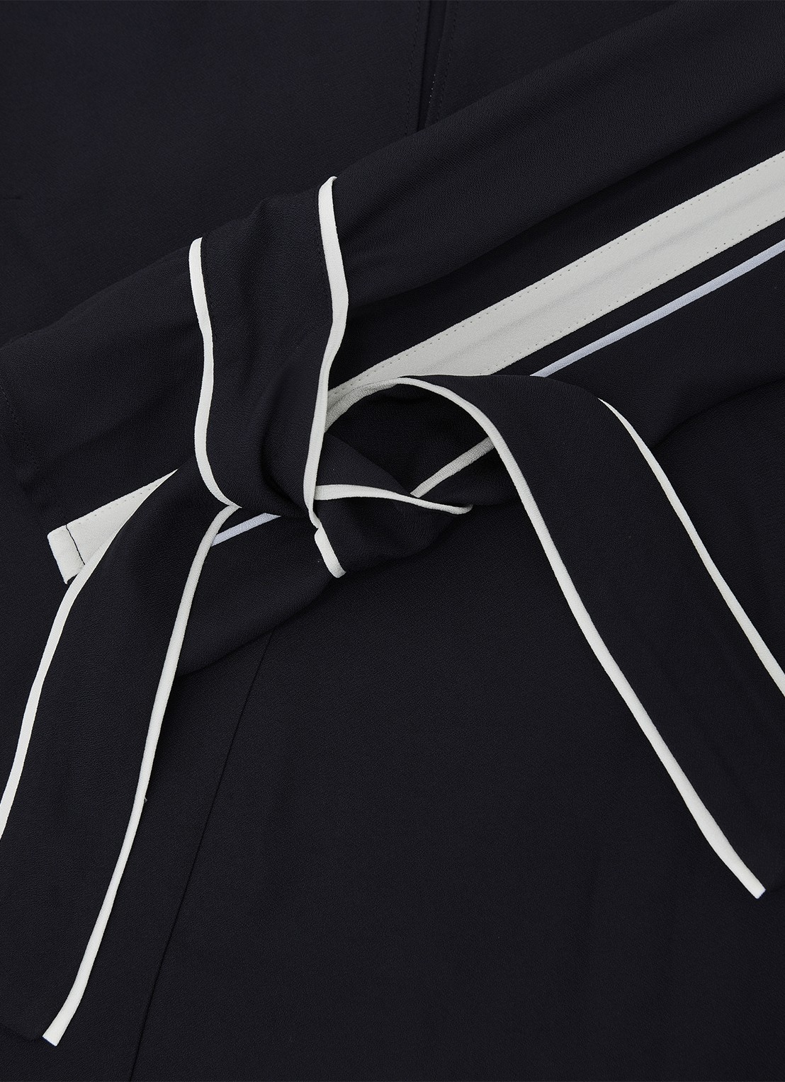 Reiss Tammy mini tuniekjurk  - detail 7 donkerblauw