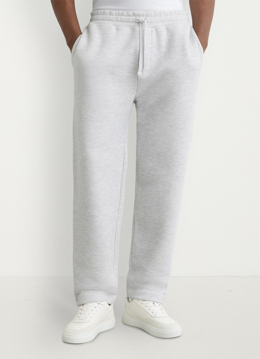 Reiss Tanner tapered fit joggingbroek met trekkoord - detail 3 grijsmele