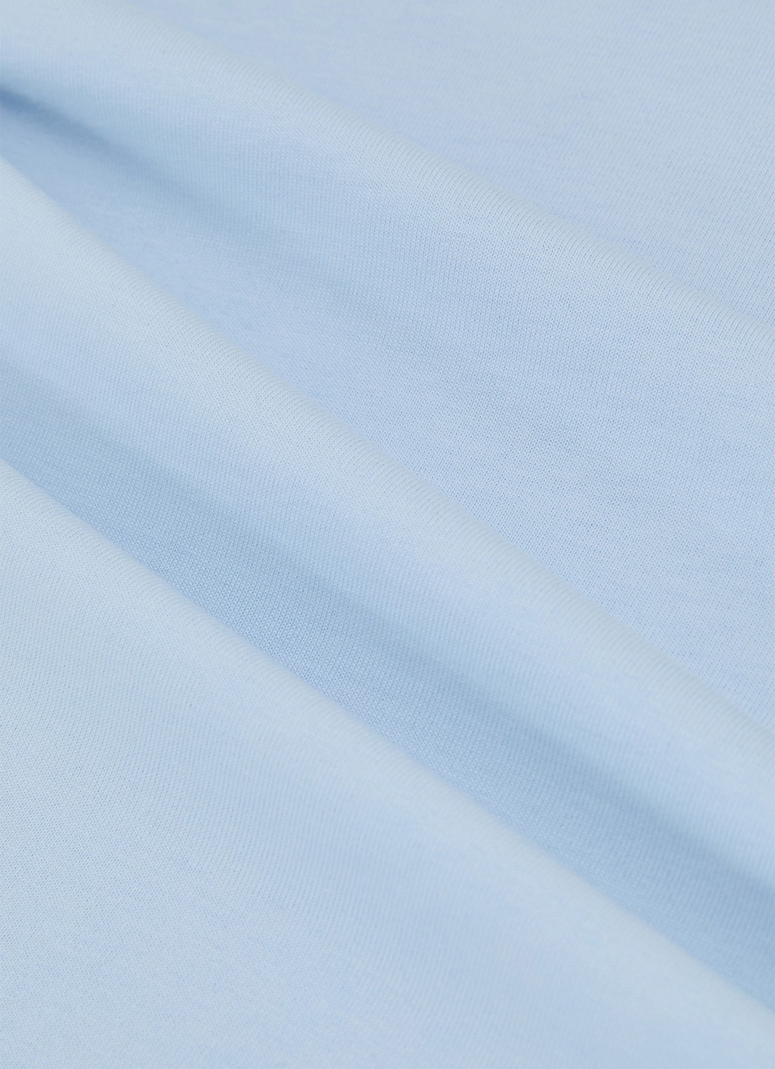 Reiss TATE Cotton Pigment-Dyed Relaxed-Fit T-Shirt - detail 4 lichtblauw