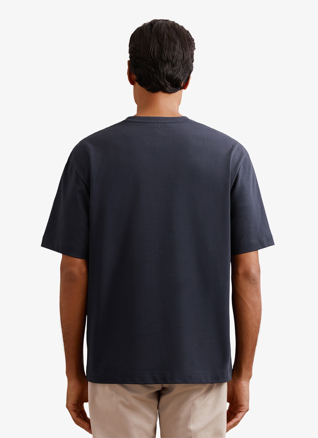Reiss Tate T-shirt met ronde hals - achterkant navy / blauw