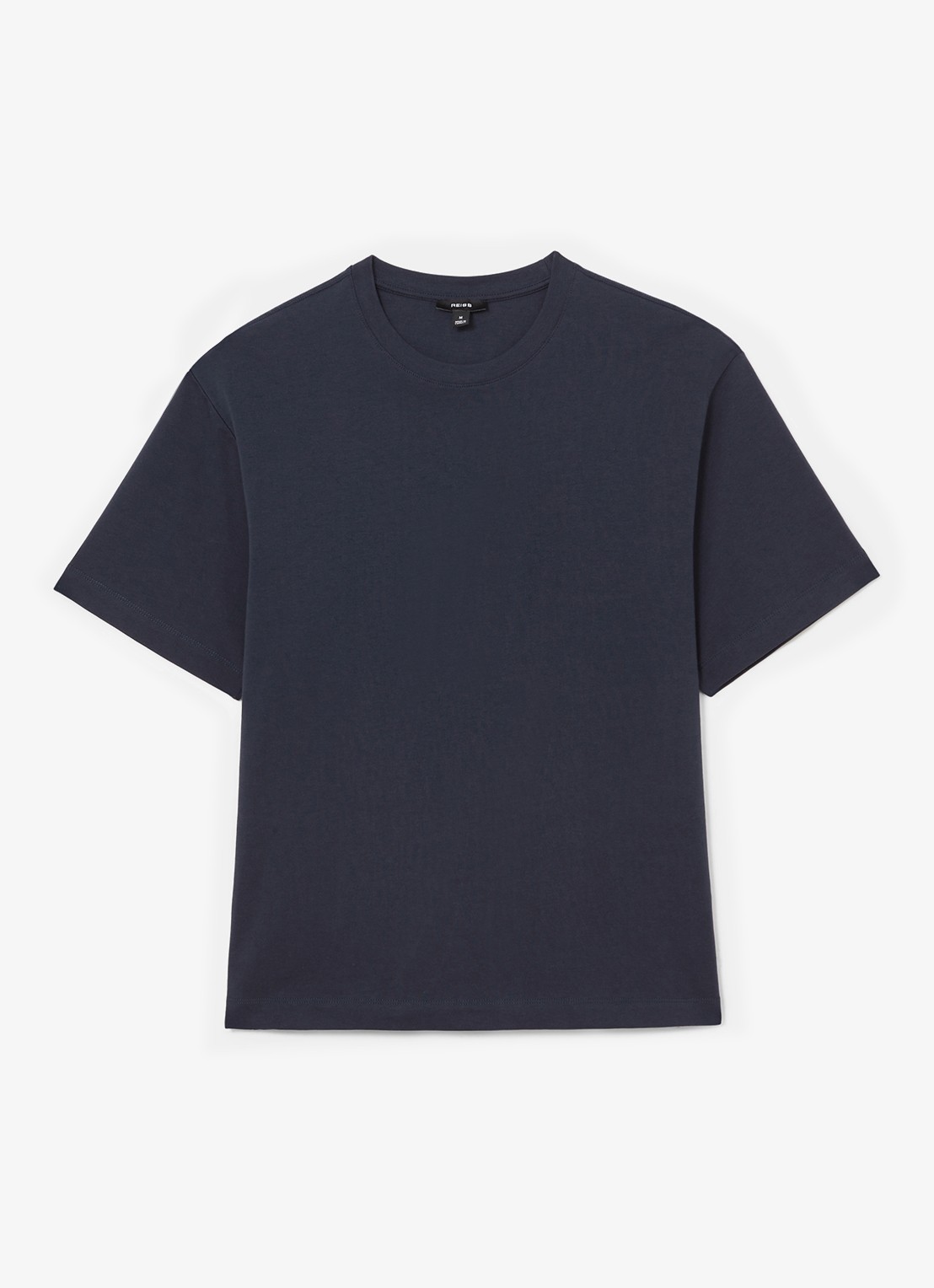 Reiss Tate T-shirt met ronde hals - voorkant 2 navy / blauw