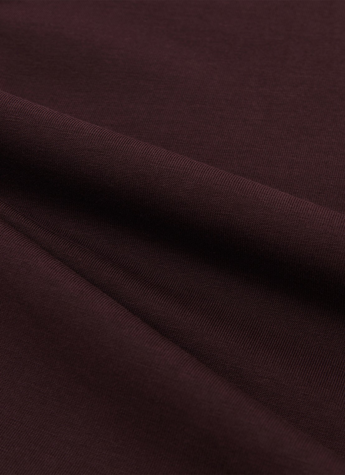 Reiss Tate T-shirt met ronde hals - detail 5 bordeauxrood