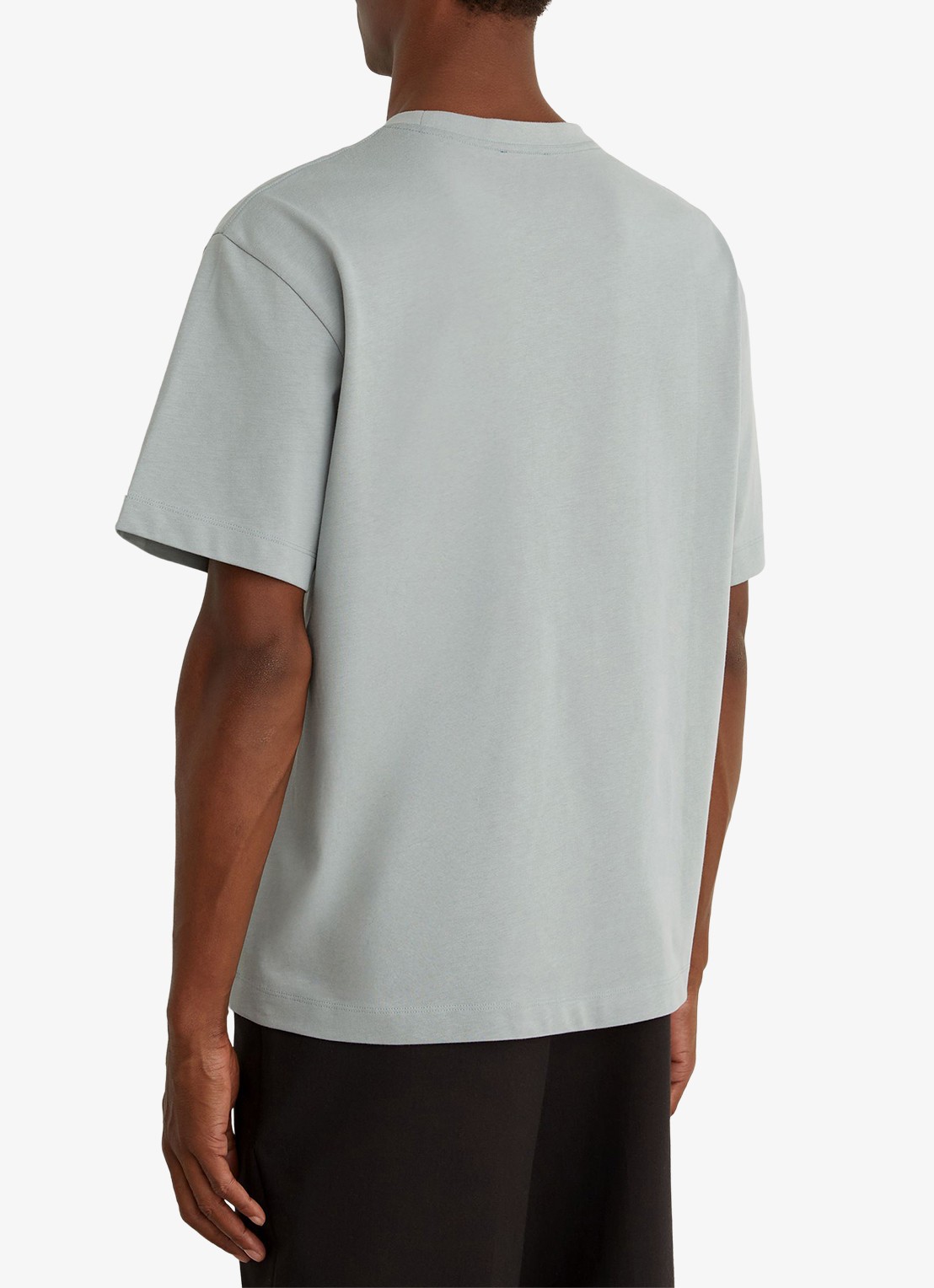 Reiss Tate T-shirt met stretch - achterkant 6 lichtblauw