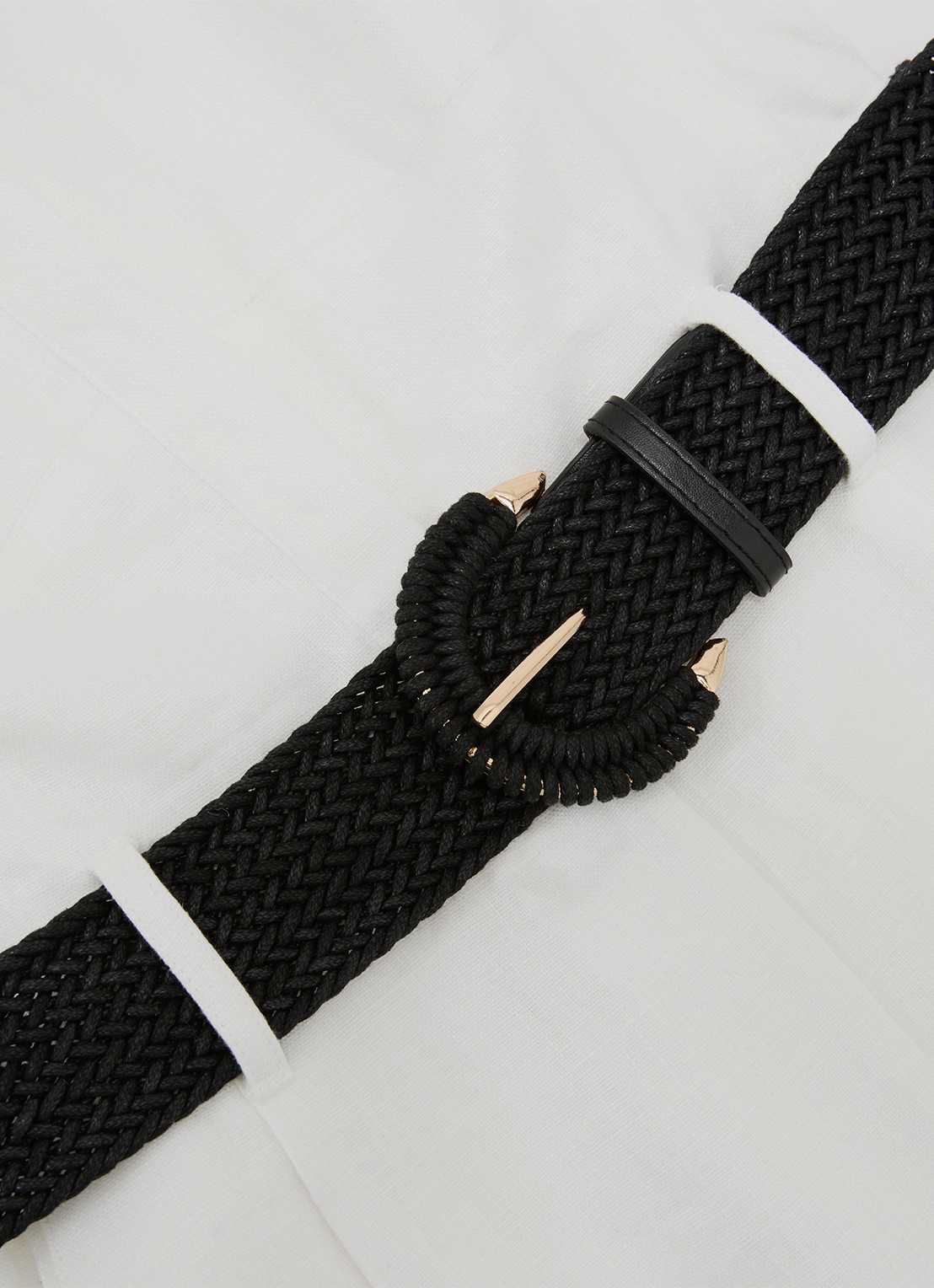 Reiss Taylor playsuit van linnen met ceintuur - detail 3 wit