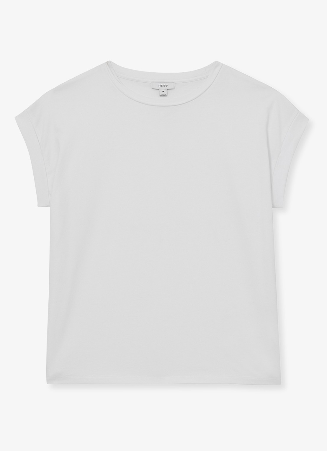 Reiss Tommie T-shirt met stretch - voorkant 4 wit