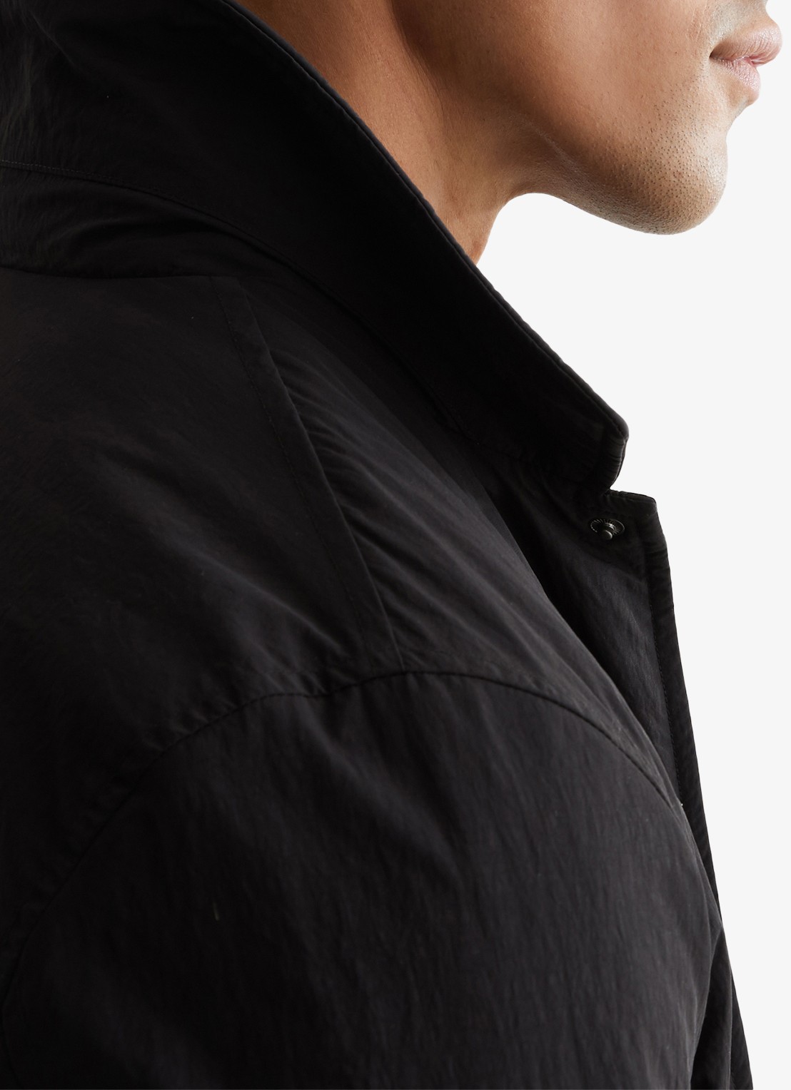 Reiss Vasey gewatteerde jack met borstzak - detail 4 zwart