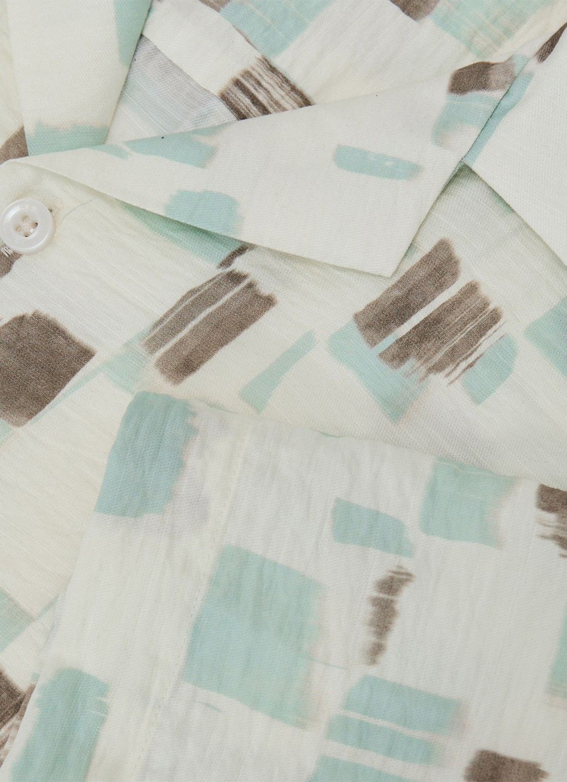 Reiss Vespucci overhemd met print - detail 5 gebroken wit