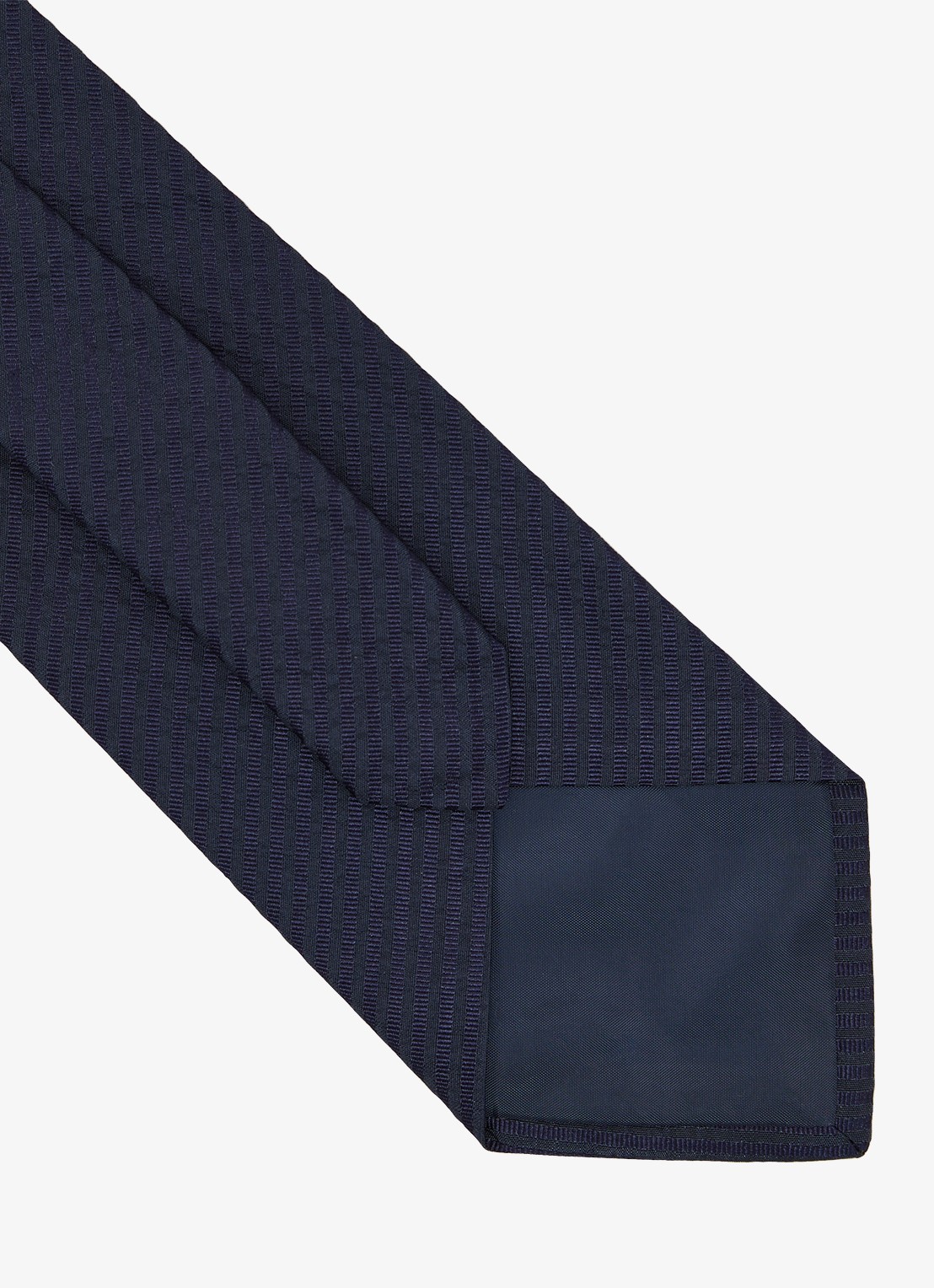 Reiss Vittorio stropdas in zijdeblend  - detail 2 navy / blauw