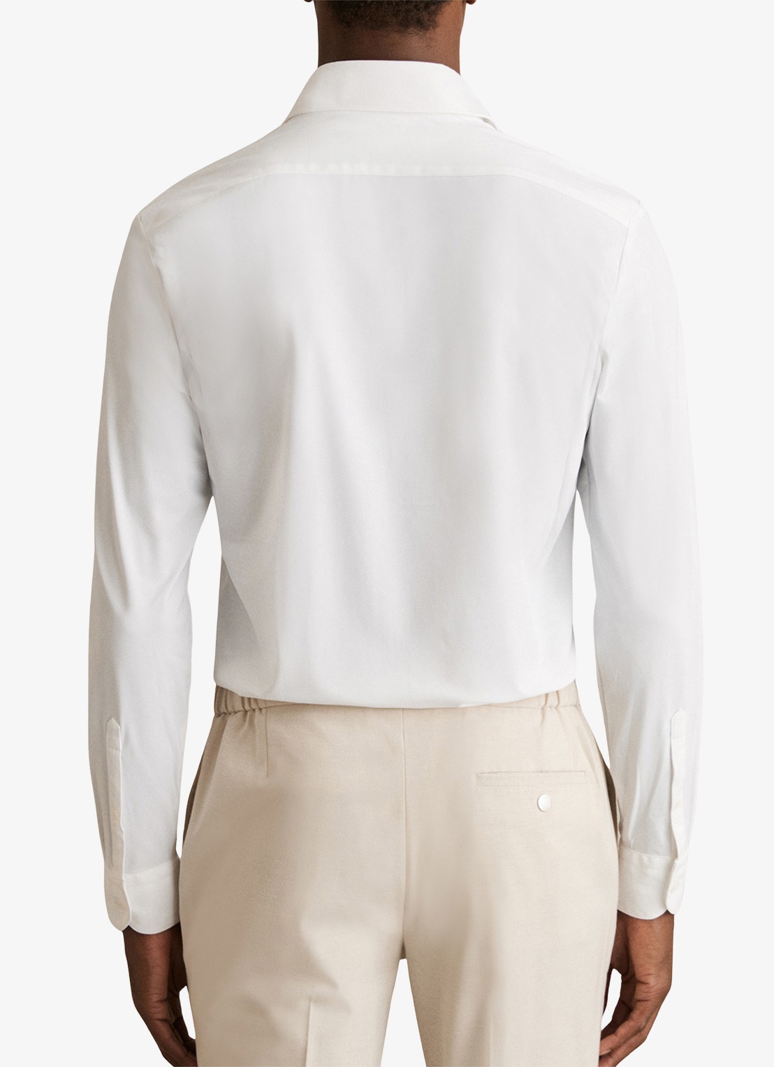 Reiss Voyager regular fit overhemd - achterkant 5 white / wit