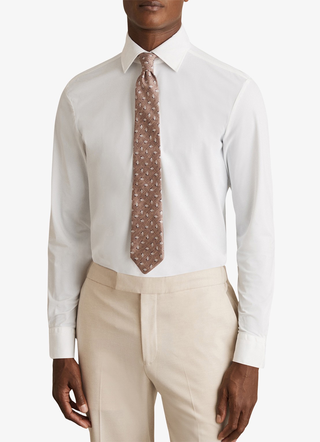 Reiss Voyager regular fit overhemd - voorkant 2 white / wit