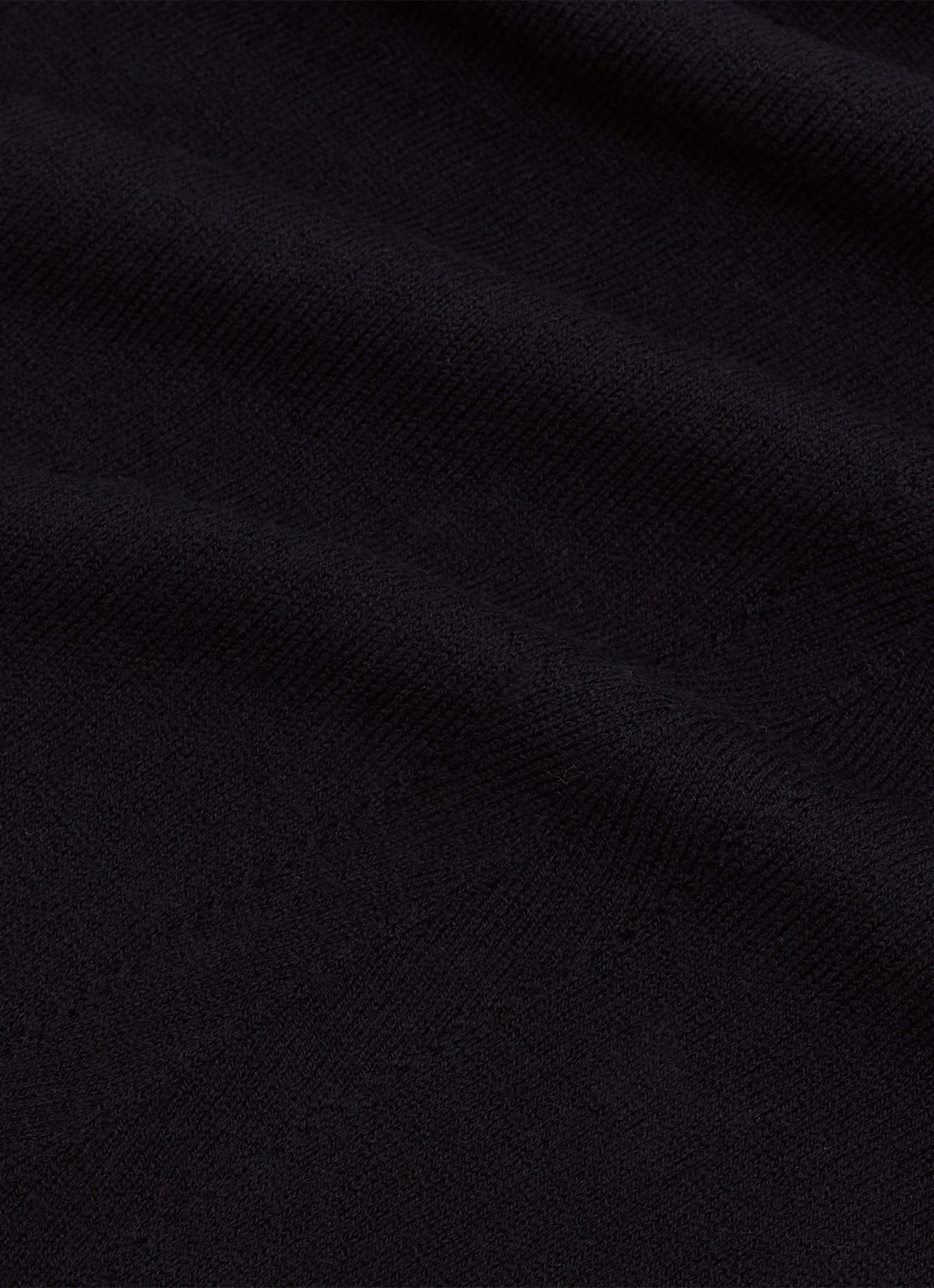 Reiss Wendy fijngebreide trui van wol met col - detail 5 black / zwart