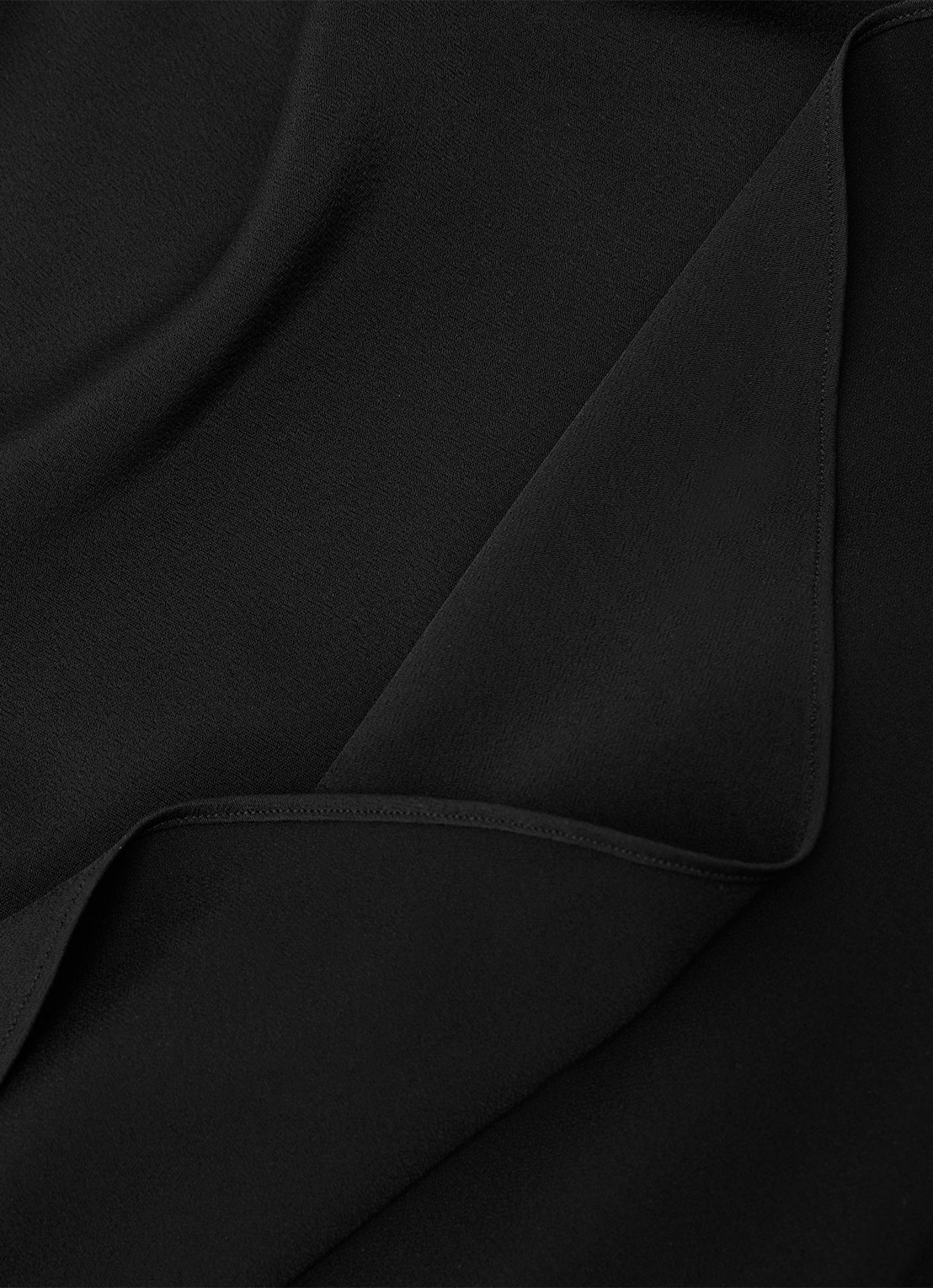 Reiss Winnie maxi jurk met cape - detail 6 black / zwart