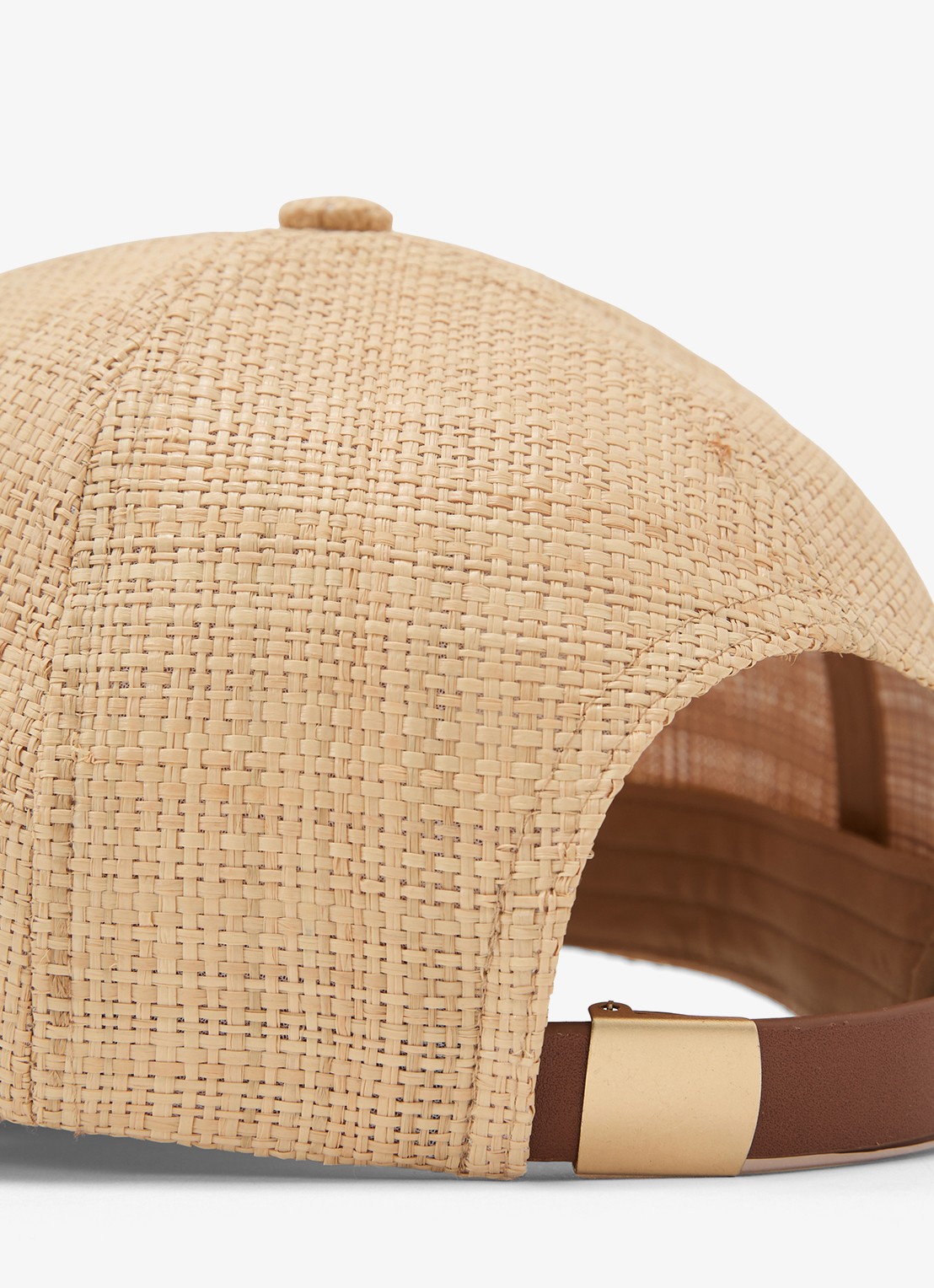 Reiss Winnie pet met gevlochten detail - detail 4 beige