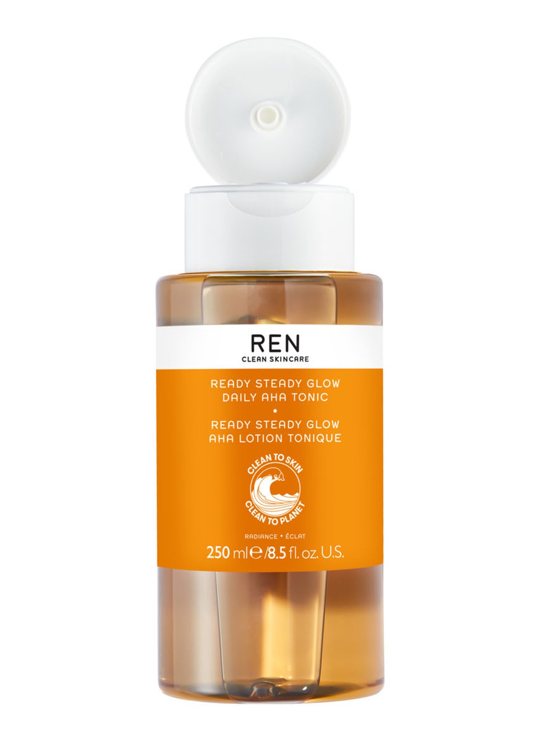 REN Ready Steady Glow Daily Aha Tonic - toner - voorkant 2 undefined