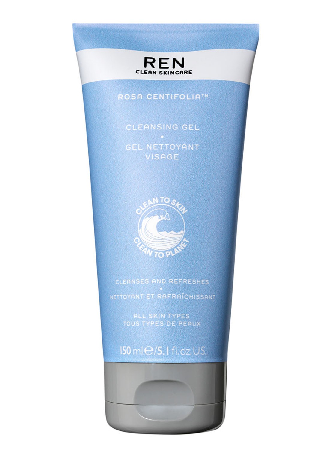 REN Rosa Centifolia Cleansing Gel - reinigingsgel - voorkant undefined