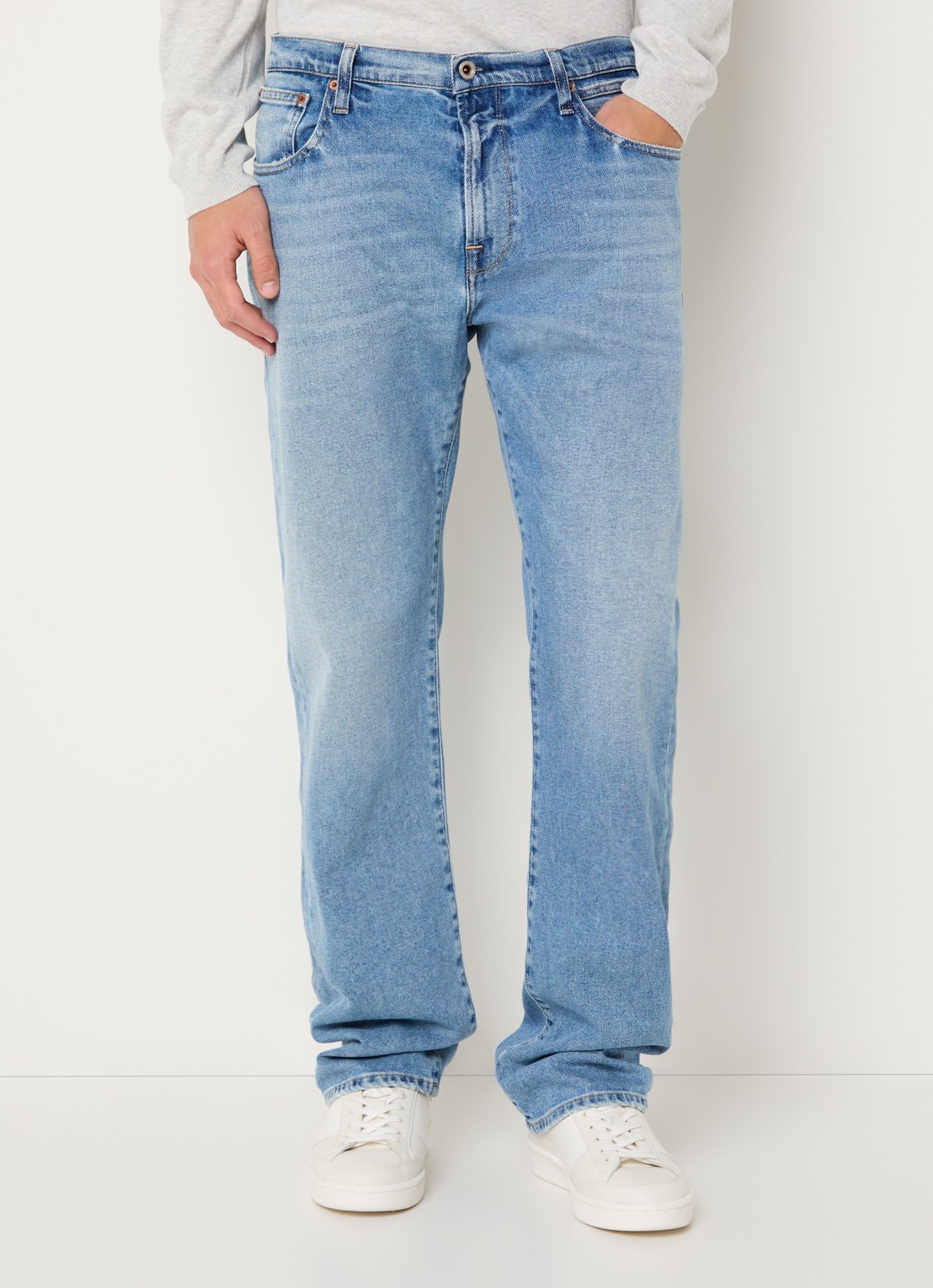 Replay Aideen loose fit jeans met steekzakken - detail 4 indigo
