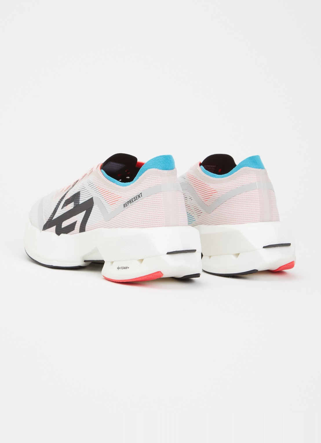 Represent 247 Arc-4 Elite Race sneaker met mesh details  - achterkant 2 roze