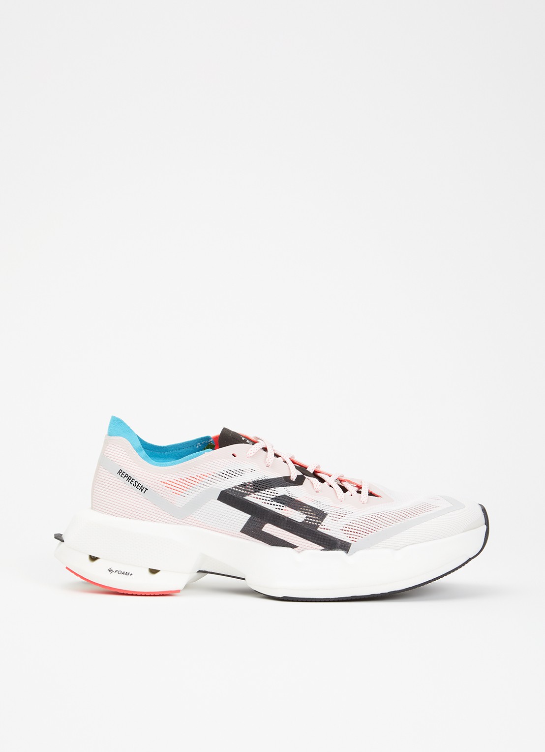 Represent 247 Arc-4 Elite Race sneaker met mesh details  - voorkant roze
