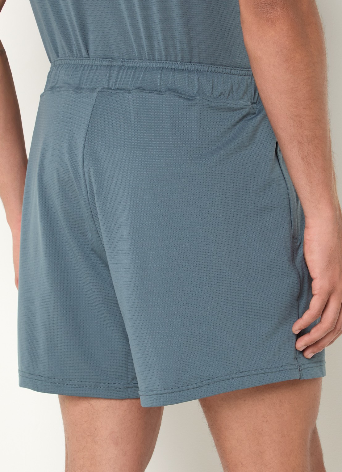 Represent 247 DNA loose fit korte broek met steekzakken - achterkant zeegroen