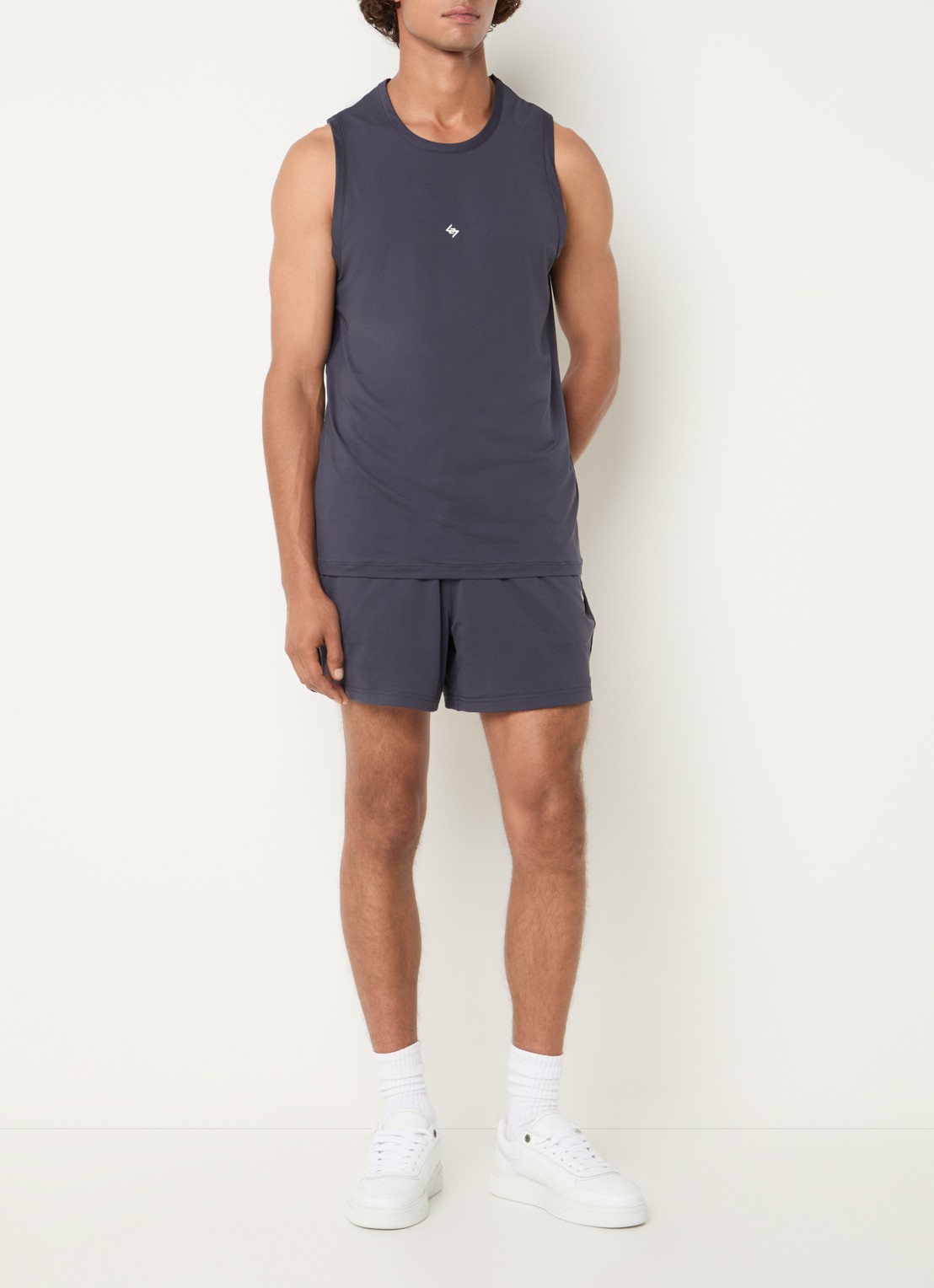 Represent 247 DNA tanktop met logo - voorkant 3 antraciet