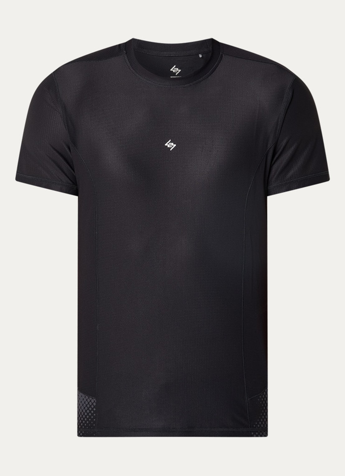 Represent 247 Hybrid trainings T-shirt met print - voorkant 3 zwart
