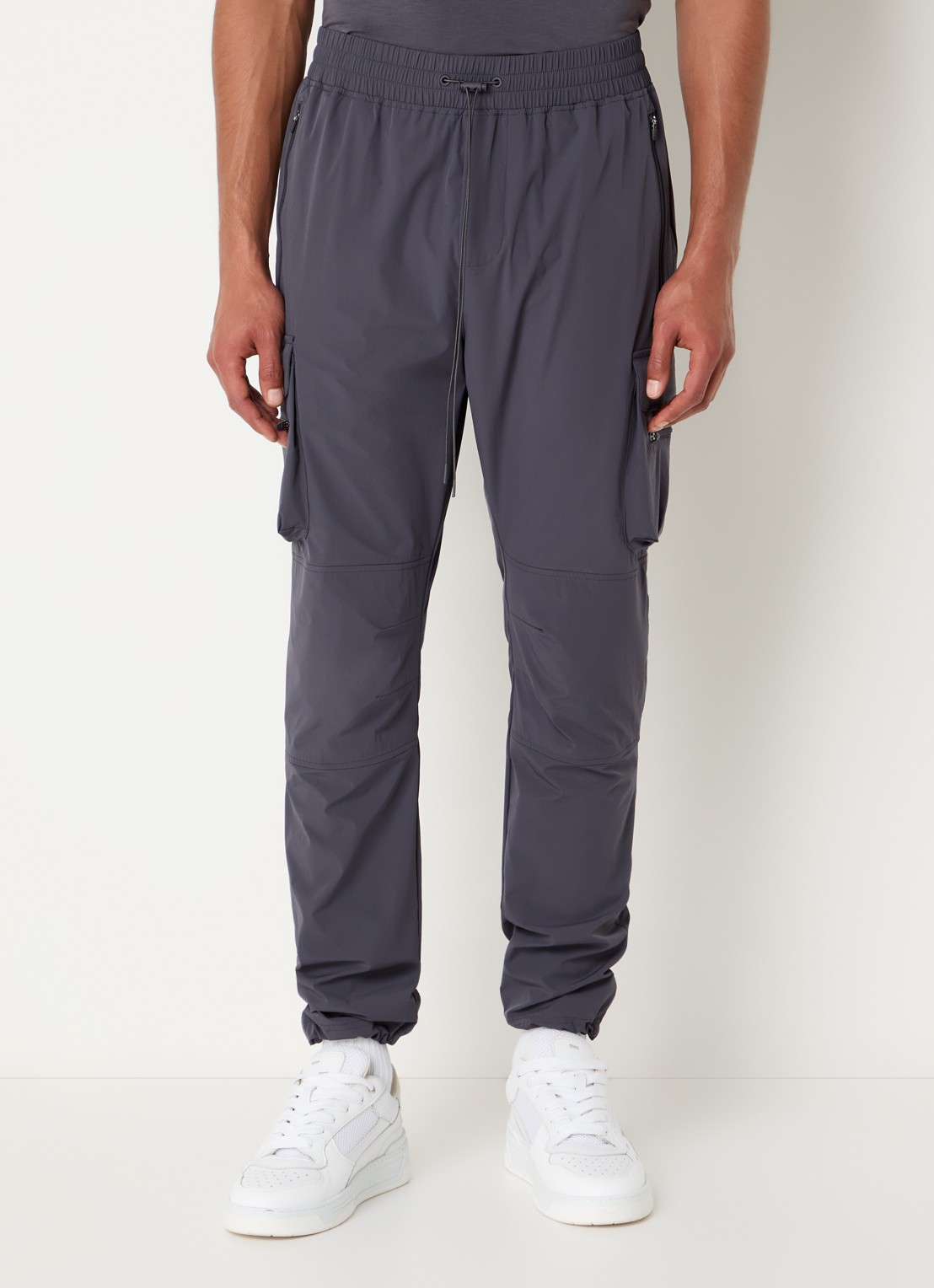 Represent 247 loose fit cargobroek met steekzakken - detail 4 antraciet