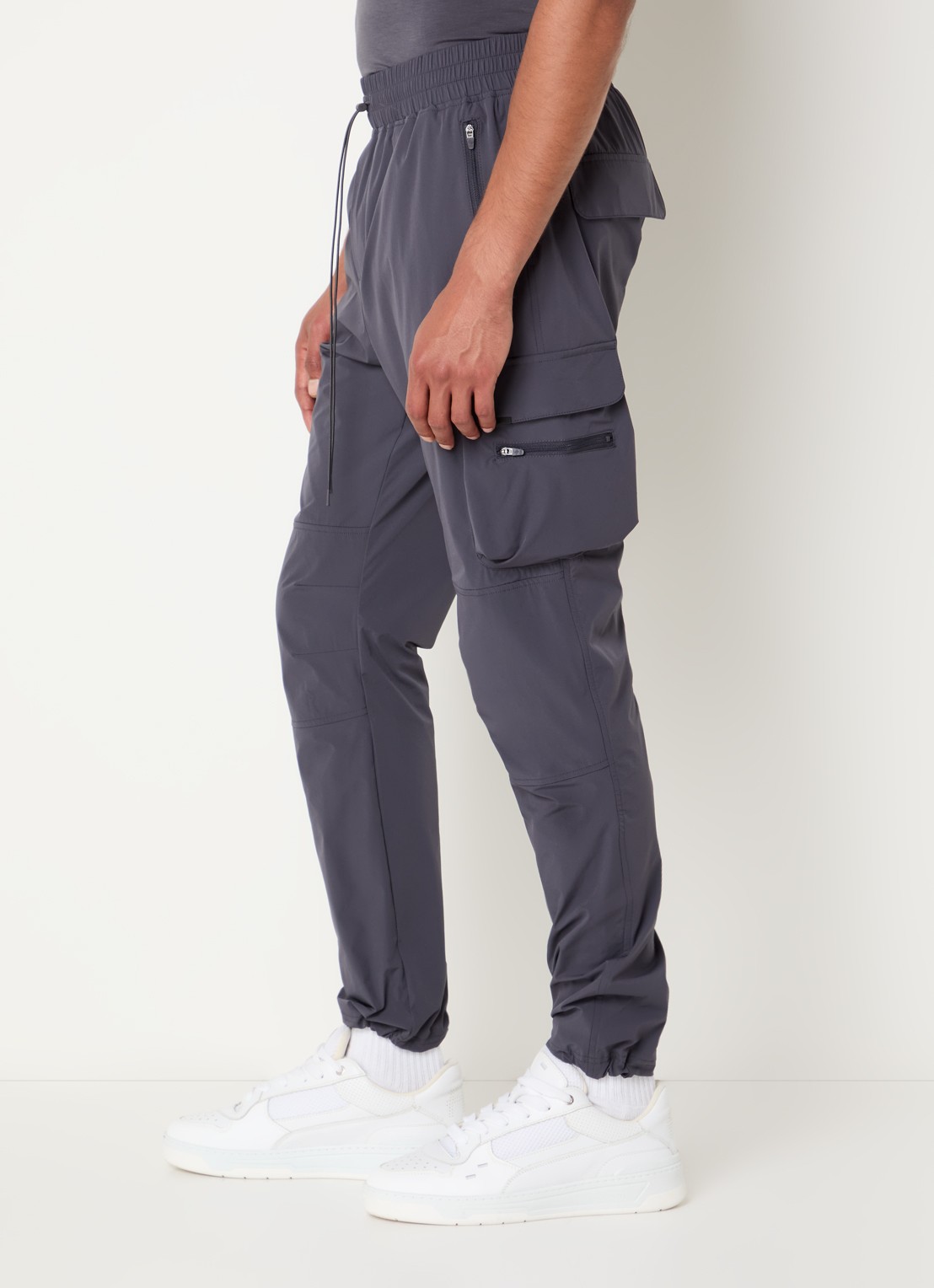 Represent 247 loose fit cargobroek met steekzakken - detail 5 antraciet