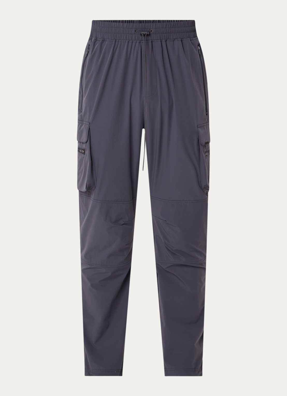 Represent 247 loose fit cargobroek met steekzakken - voorkant antraciet